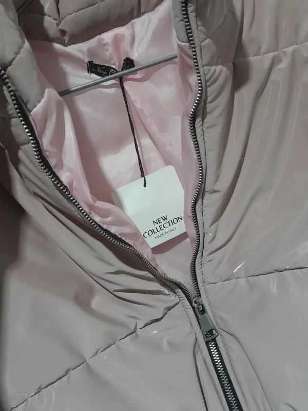 Geacă puffer New Collection M | Roz, Fără glugă - Image 5