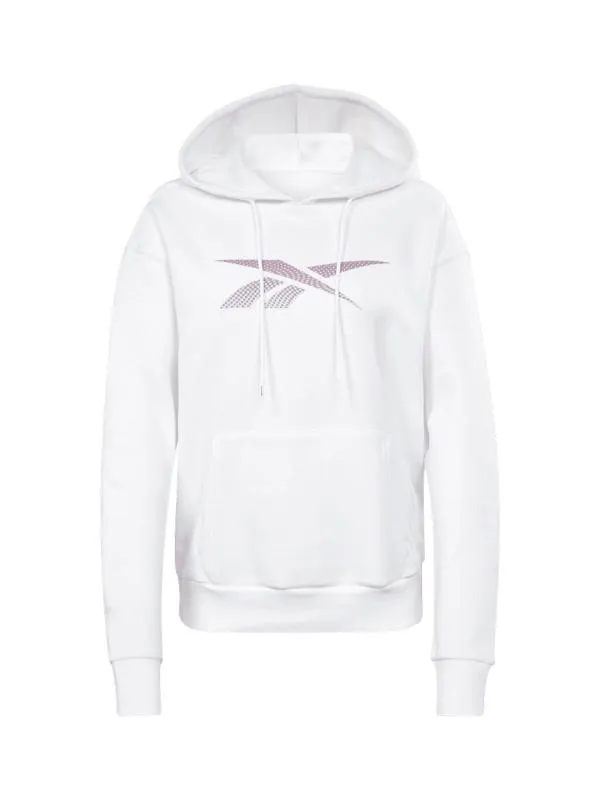 Hanorac sport Reebok M | Alb, Logo