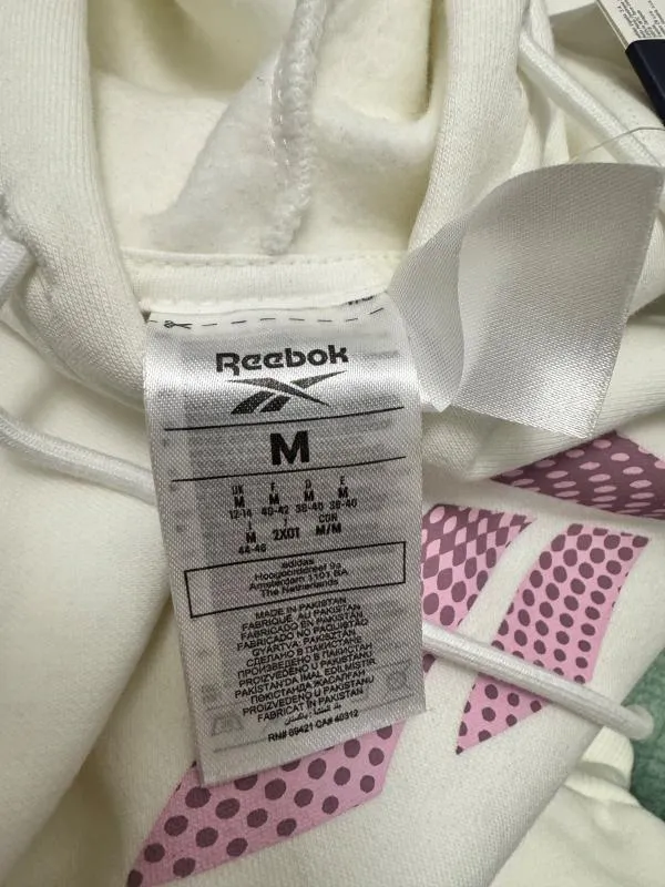 Hanorac sport Reebok M | Alb, Logo - Image 9