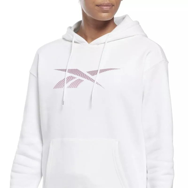 Hanorac sport Reebok M | Alb, Logo - Image 5