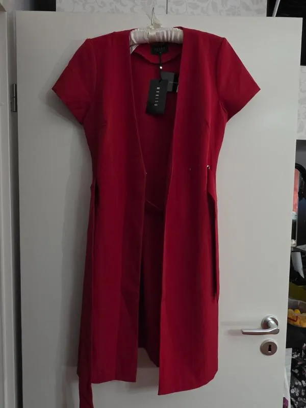 Rochie casual Mohito EU 36 | Roșu, Midi, Mânecă scurtă - Image 2