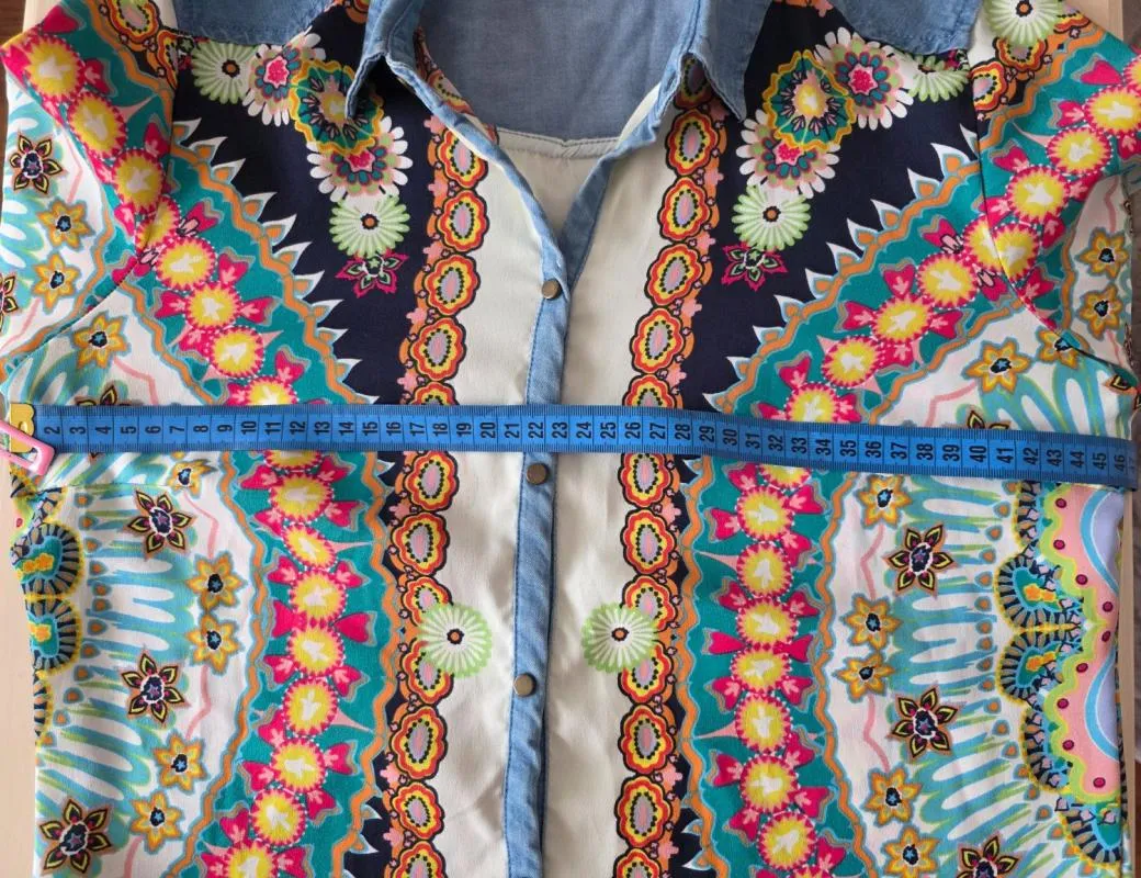 Cămașă Zara M | Multicolor, Normal, Mânecă lungă, Oriental & Paisley - Image 5