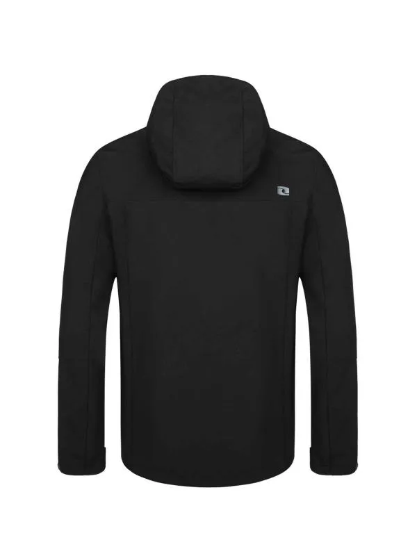 Geacă softshell LOAP LADOR XL | Negru, Cu glugă, Logo - Image 2