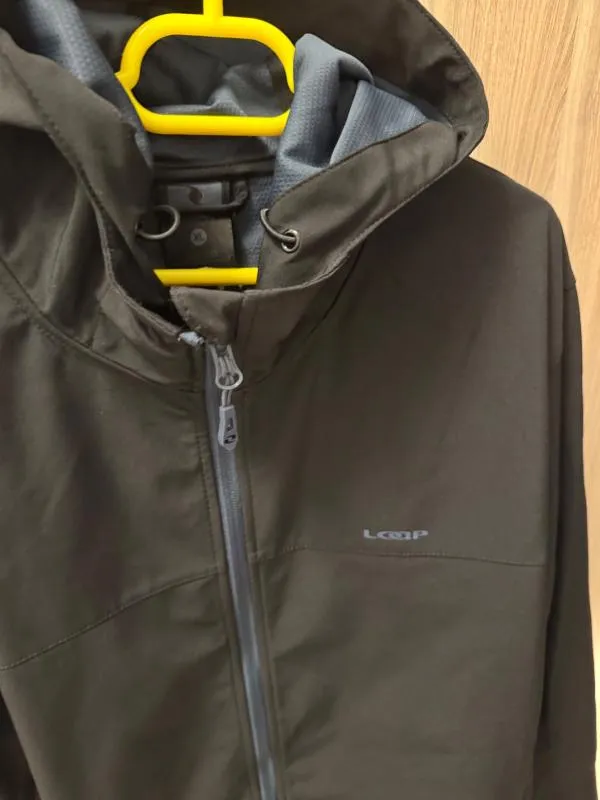 Geacă softshell LOAP LADOR XL | Negru, Cu glugă, Logo - Image 10