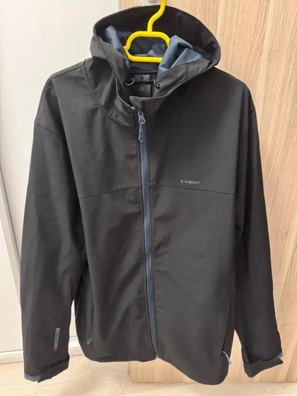 Geacă softshell LOAP LADOR XL | Negru, Cu glugă, Logo - Image 9
