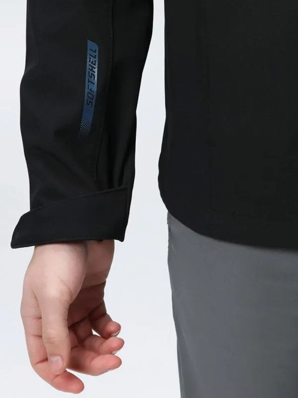 Geacă softshell LOAP LADOR XL | Negru, Cu glugă, Logo - Image 7