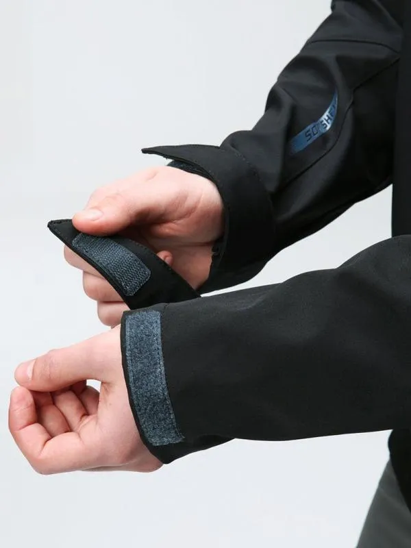 Geacă softshell LOAP LADOR XL | Negru, Cu glugă, Logo - Image 8