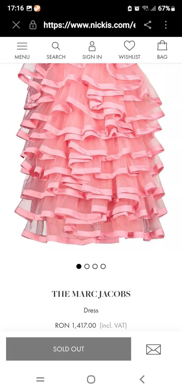 Rochie de ocazie Marc Jacobs Fete | Roz - Image 9