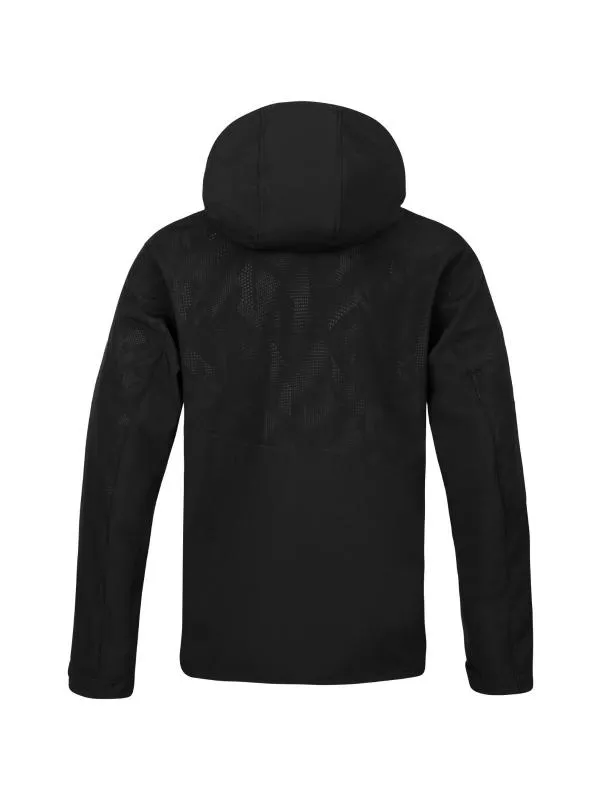 Geacă softshell Hannah XL | Negru, Cu glugă, Logo - Image 2