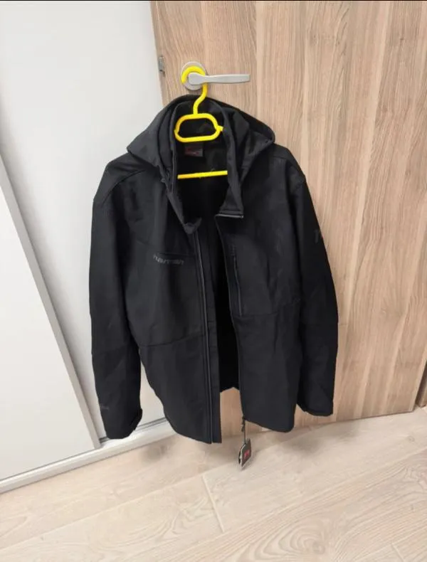 Geacă softshell Hannah XL | Negru, Cu glugă, Logo - Image 8