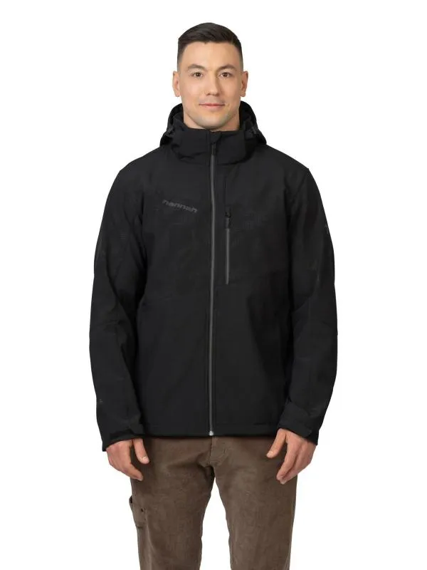 Geacă softshell Hannah XL | Negru, Cu glugă, Logo - Image 3