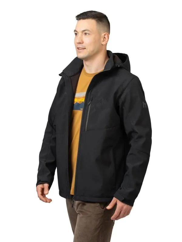 Geacă softshell Hannah XL | Negru, Cu glugă, Logo - Image 4