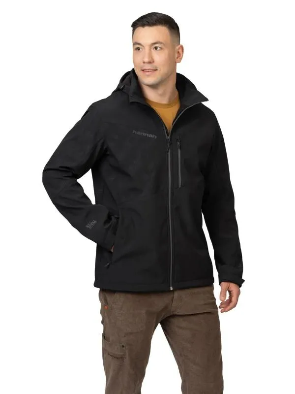 Geacă softshell Hannah XL | Negru, Cu glugă, Logo - Image 6