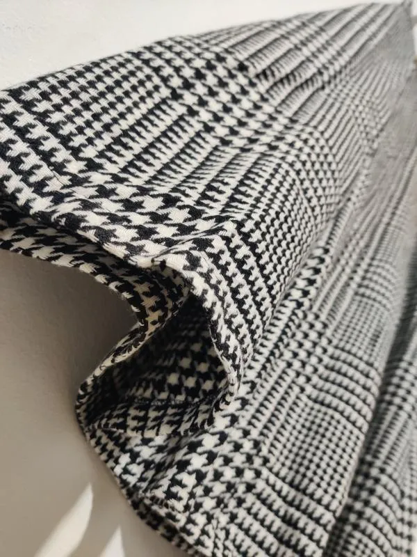 Fustă A-line Brulee EU 38 | Negru, Midi, Lungă fit, Carouri - Image 9