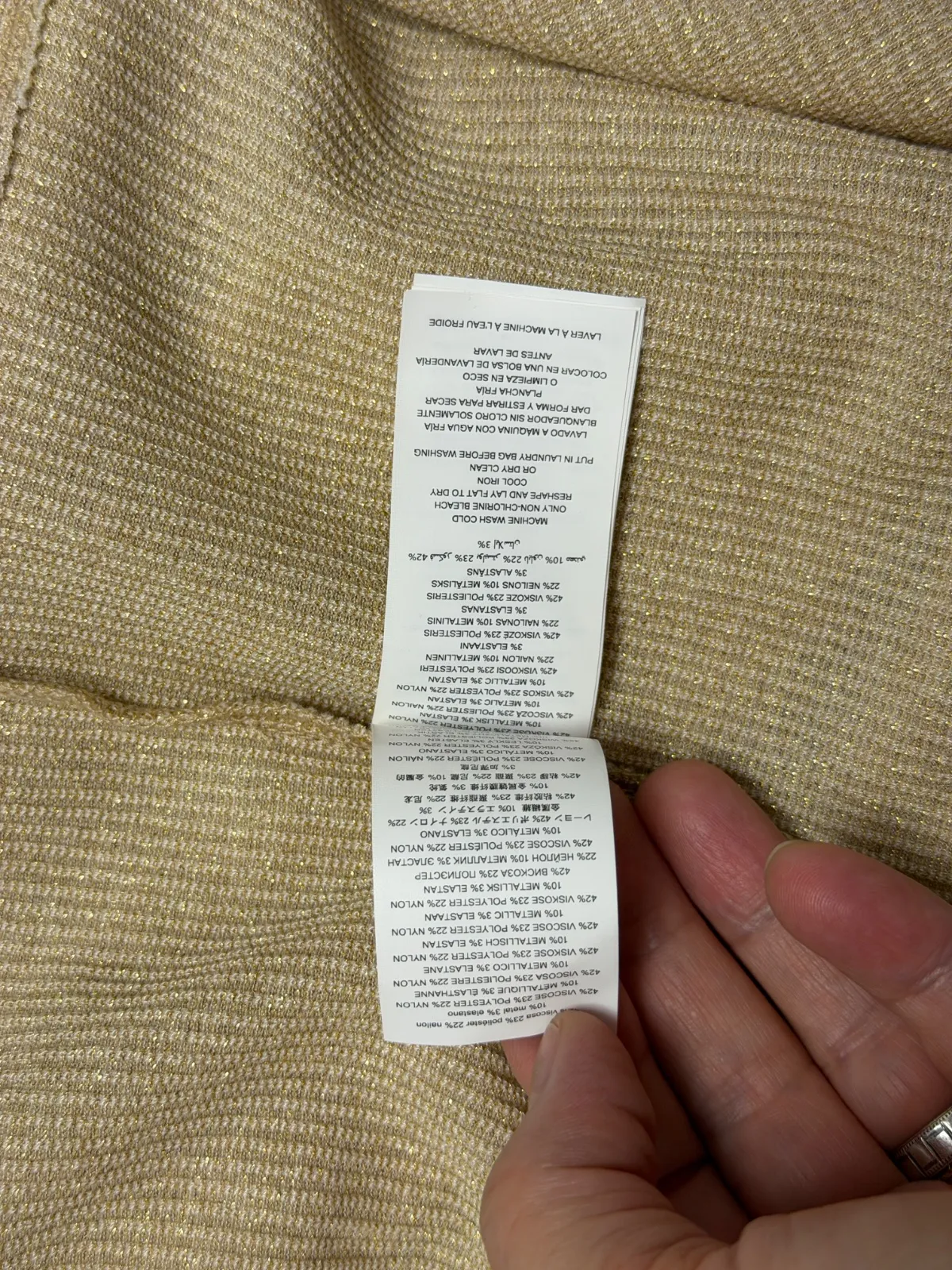 Bluză Michael Kors M | Caramel, Normal, Mânecă trei sferturi, Monocrom, Vâscoză - Image 9