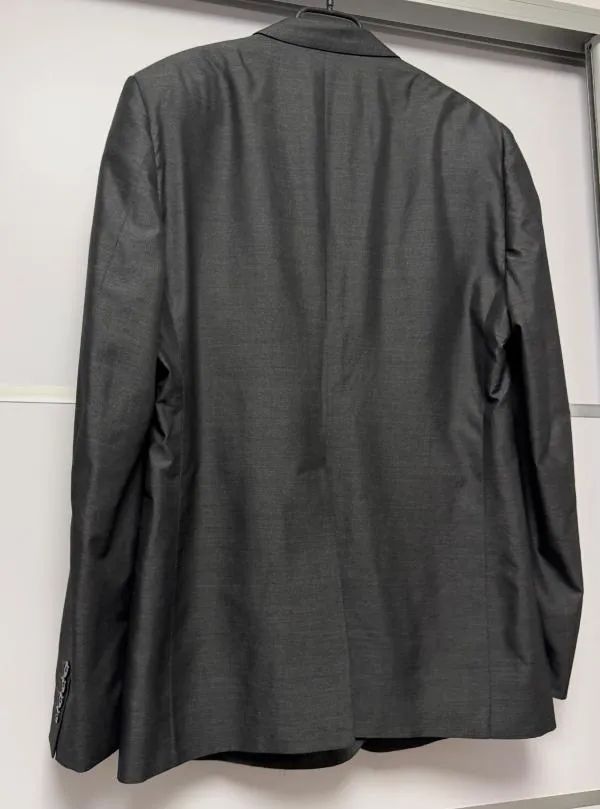 Sacou de costum Dolce & Gabbana EU 54 | Gri, Monocrom, Mătase - Image 4