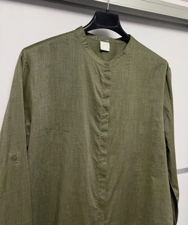 Cămașă Hugo Boss L | Khaki, Normal, Monocrom, Liocel - Image 6
