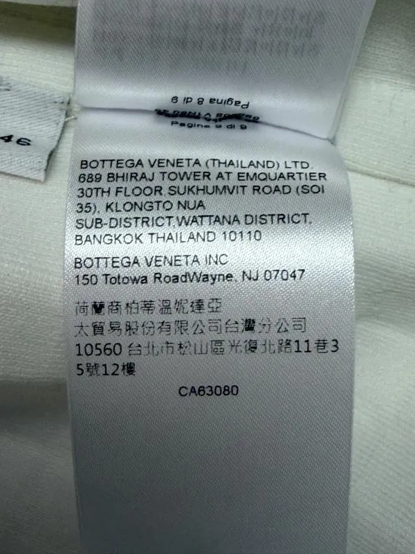 Jachetă Bottega Veneta EU 42 | Alb, Fără glugă, Monocrom, Poliamidă - Image 12