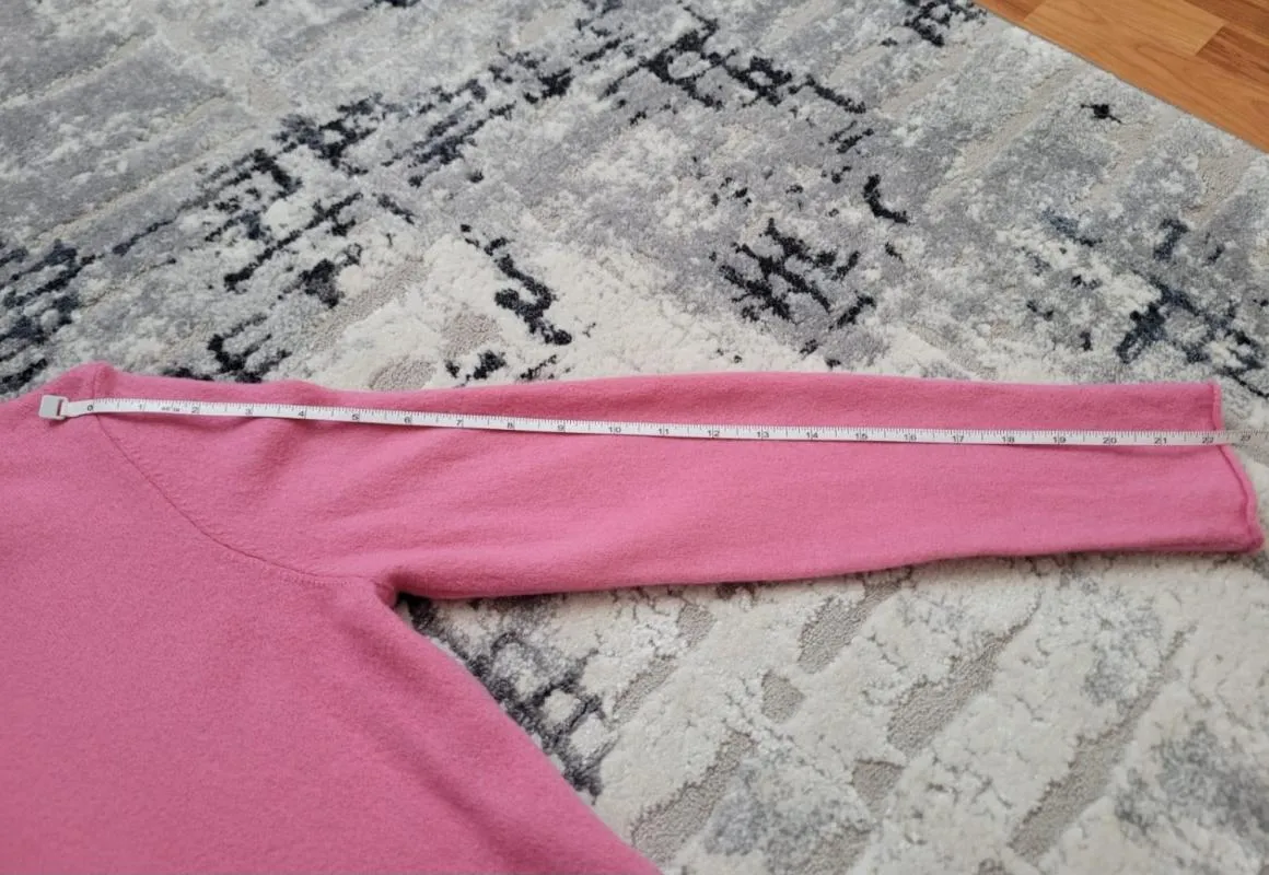 Pulover cu guler înalt Maerz M | Roz, Normal, Regular fit, Monocrom, Lână - Image 3