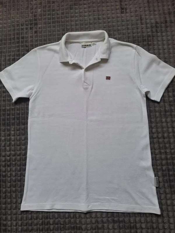 Tricou polo Napapijri Băieți | Alb - Image 2