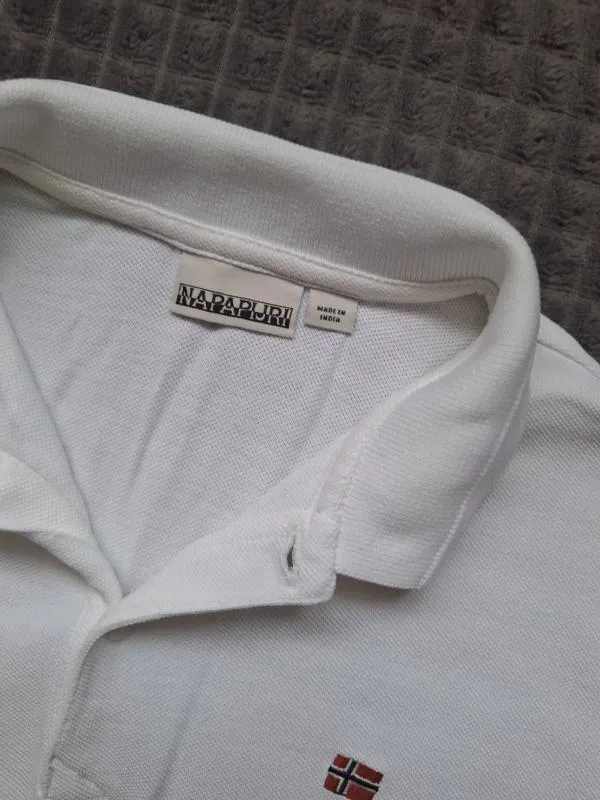 Tricou polo Napapijri Băieți | Alb - Image 3