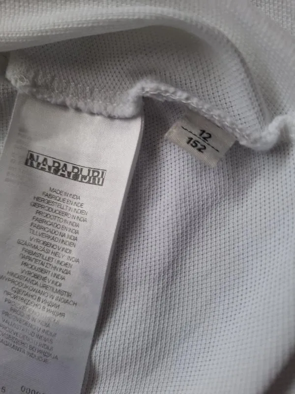 Tricou polo Napapijri Băieți | Alb - Image 4
