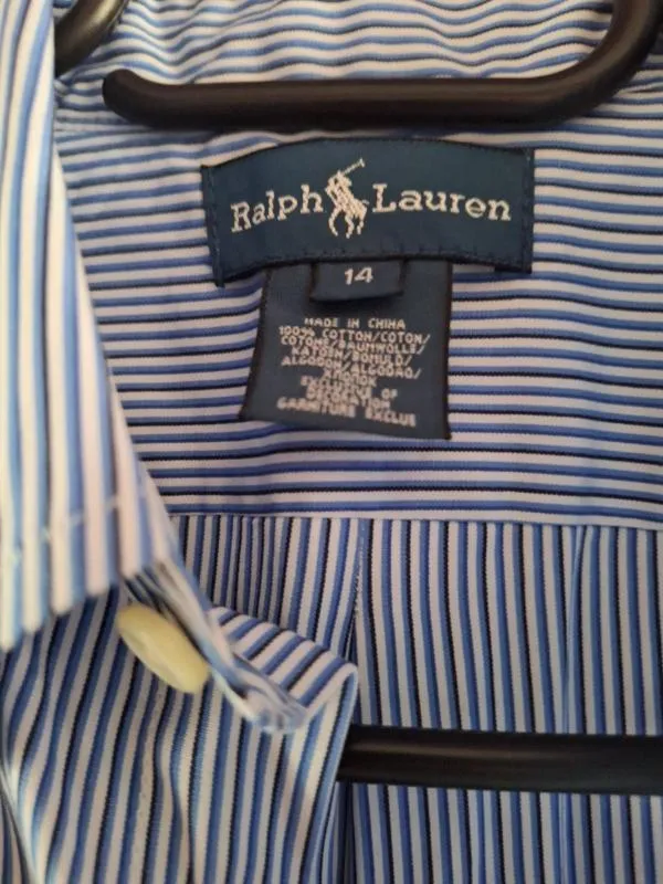 Cămașă Ralph Lauren Băieți | Albastru, Mânecă lungă - Image 3