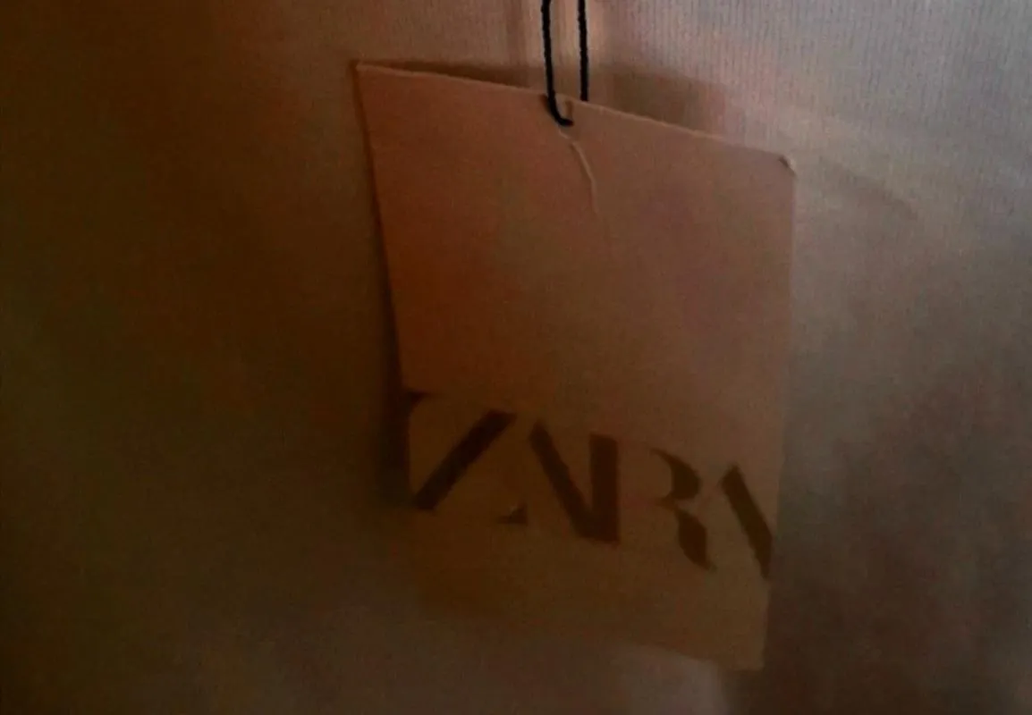 Tricou Zara L | Alb, Normal, Mânecă scurtă, Dungi, Volane - Image 7