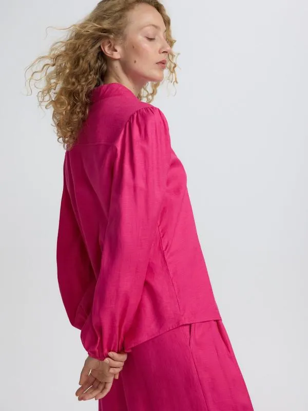 Cămașă Reserved L | Fuchsia, Normal, Mânecă lungă, Monocrom, In - Image 4