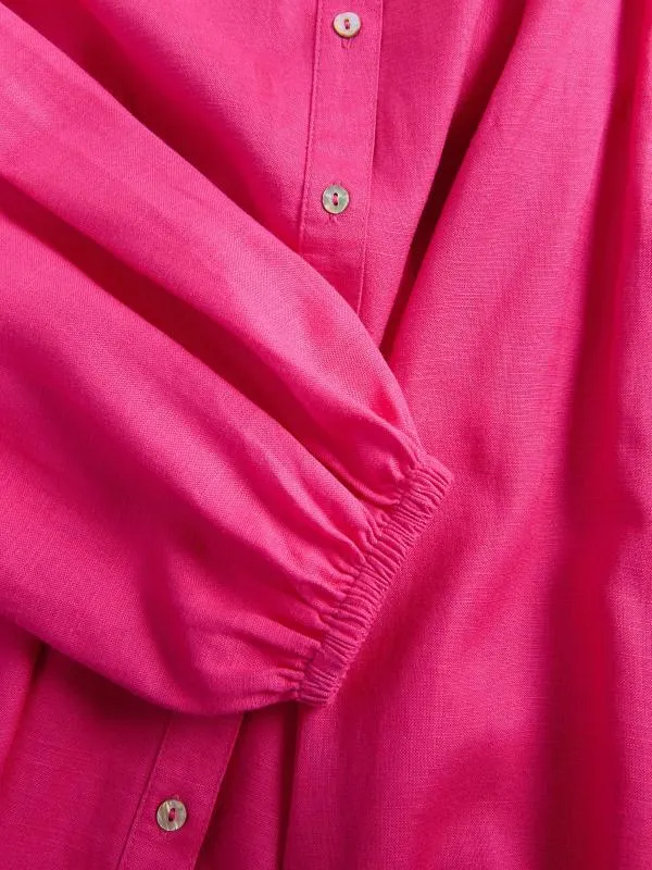 Cămașă Reserved L | Fuchsia, Normal, Mânecă lungă, Monocrom, In - Image 6