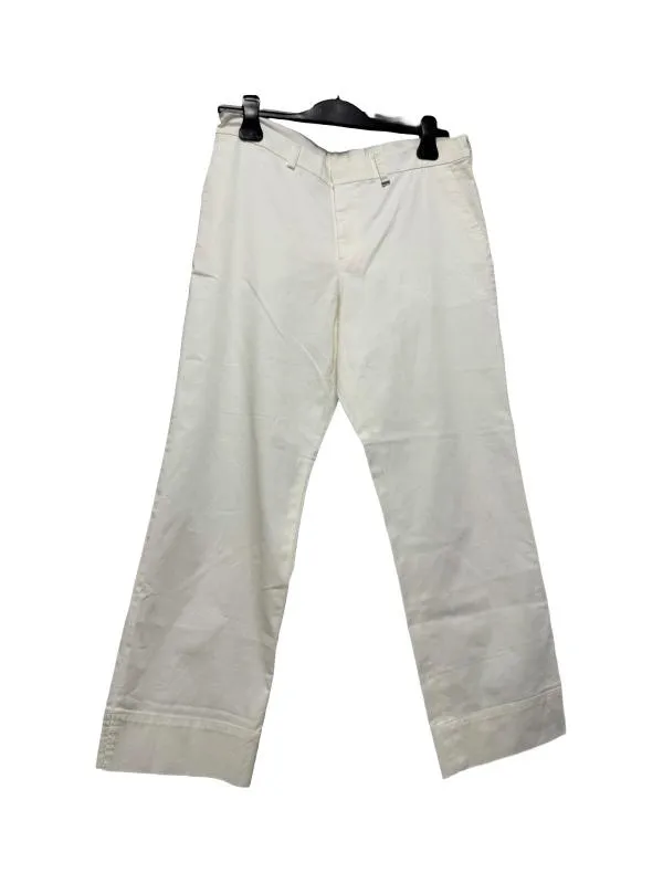 Pantaloni Bogner L | Alb, Lungi, Chino, Monocrom
