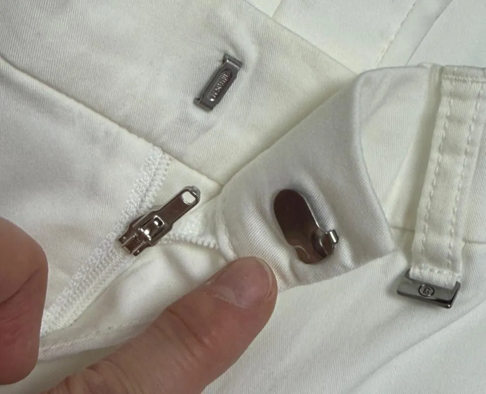 Pantaloni Bogner L | Alb, Lungi, Chino, Monocrom - Image 7