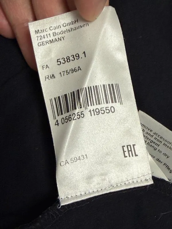 Tricou Marc Cain XL | Negru, Normal, Mânecă scurtă, Abstract & Color Block - Image 12