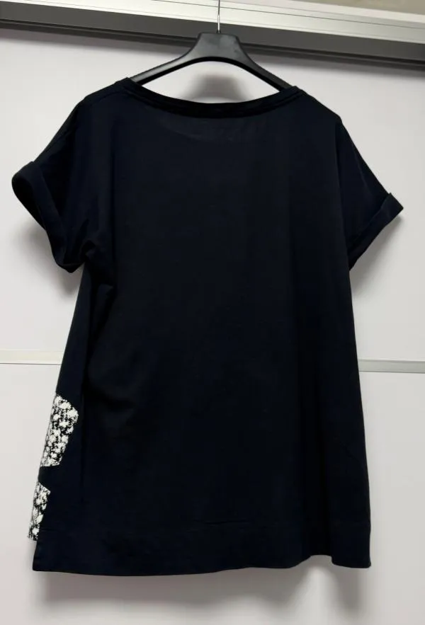 Tricou Marc Cain XL | Negru, Normal, Mânecă scurtă, Abstract & Color Block - Image 7