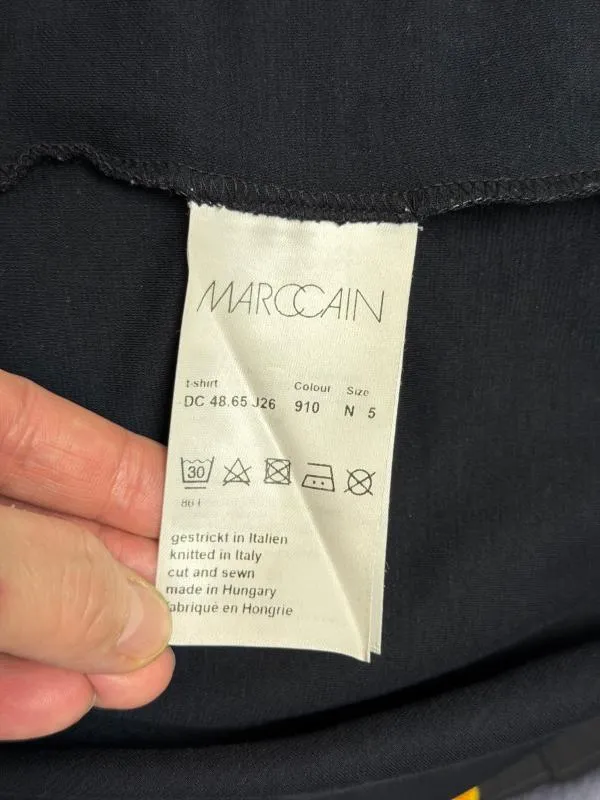 Tricou Marc Cain XL | Negru, Normal, Mânecă scurtă, Abstract & Color Block - Image 8