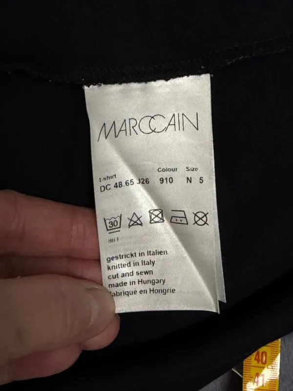 Tricou Marc Cain XL | Negru, Normal, Mânecă scurtă, Abstract & Color Block - Image 9