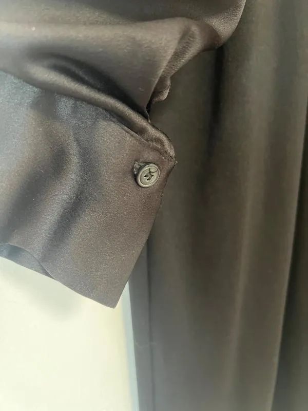 Rochie de seară Zara L | Negru, Midi, Mânecă lungă, Poliester - Image 7
