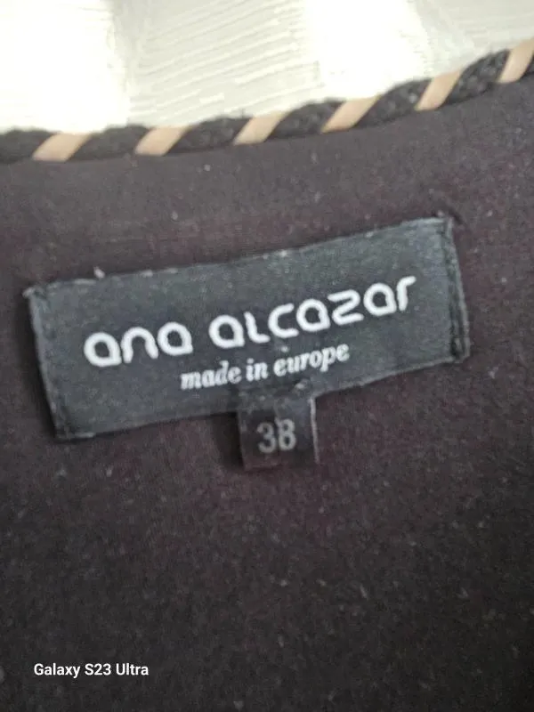 Rochie de seară Ana Alcazar M | Argintiu, Mini, Animal print - Image 6