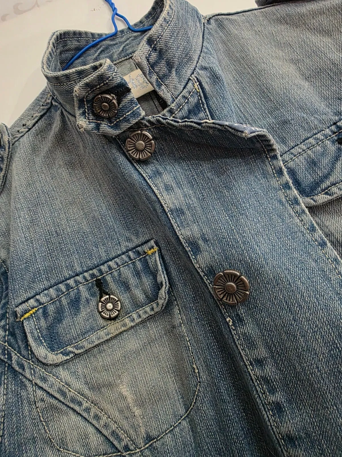 Geacă din denim Tgh sin M | Bleu, Fără glugă, Bumbac - Image 3
