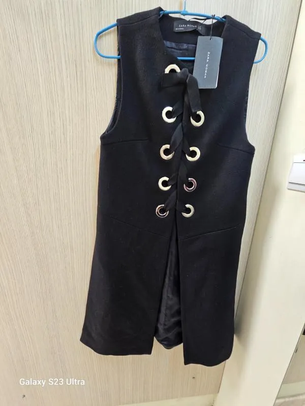 Vestă Zara S | Negru, Fără glugă - Image 6