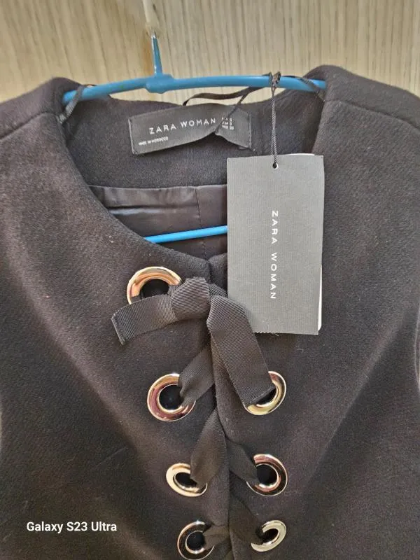 Vestă Zara S | Negru, Fără glugă - Image 8