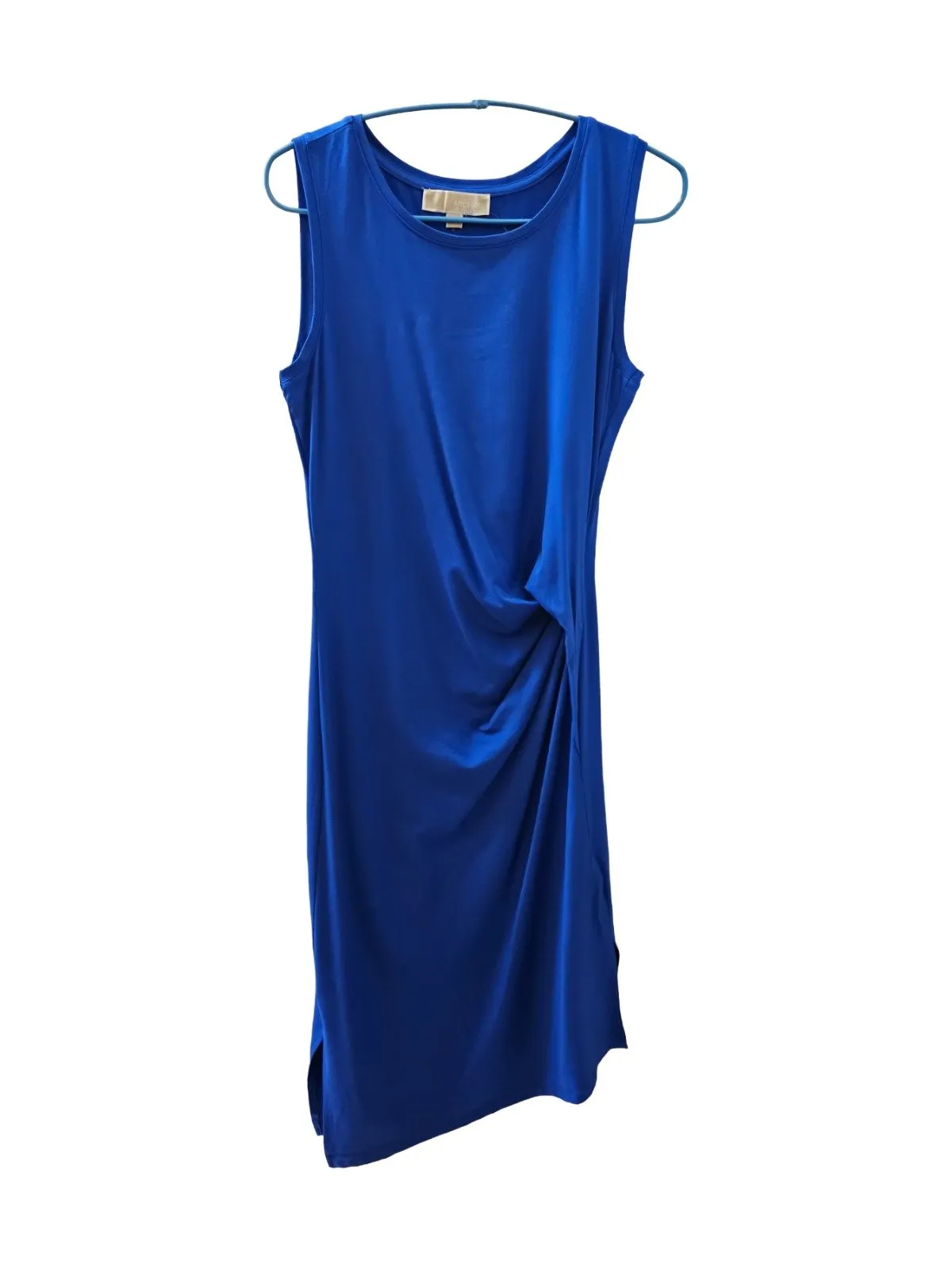 Rochie casual Michael Kors XS | Albastru, Midi, Fără mâneci, Drapat