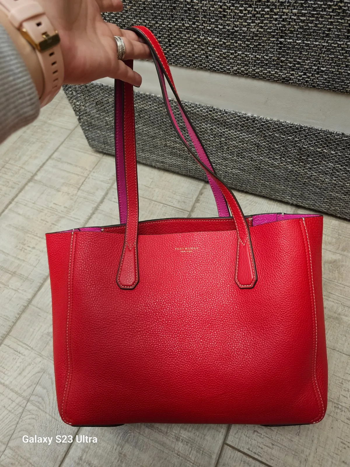 Geantă de mână Tory Burch | Roșu, Piele naturală - Image 8