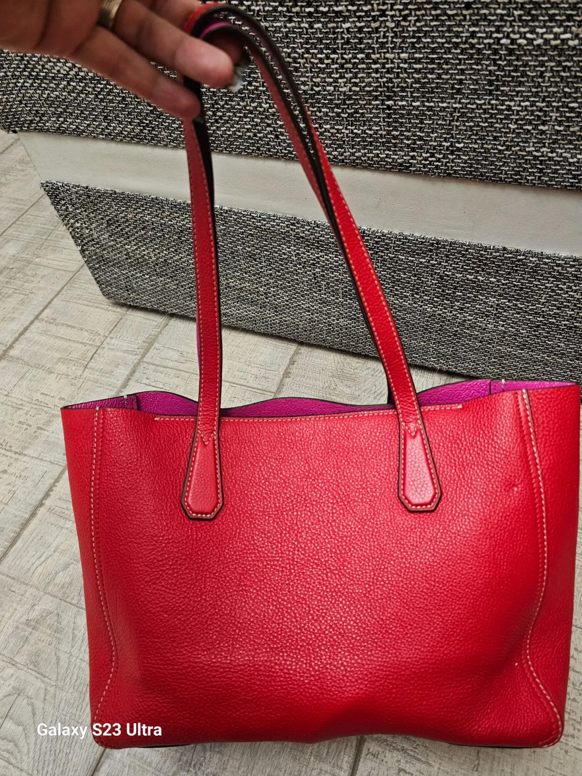 Geantă de mână Tory Burch | Roșu, Piele naturală - Image 9