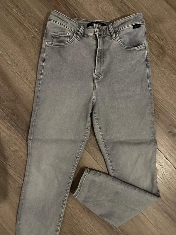 Blugi Mavi Gold M | Gri, Lungi, Talie înaltă, Skinny fit - Image 2