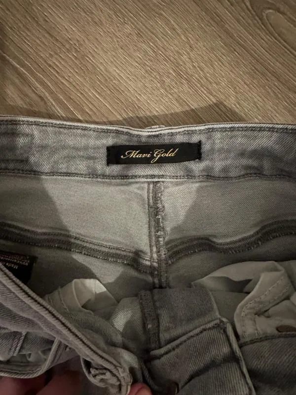 Blugi Mavi Gold M | Gri, Lungi, Talie înaltă, Skinny fit - Image 5
