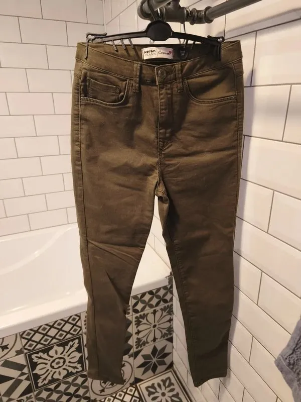 Blugi Kotton XS | Khaki, Lungi - Image 4