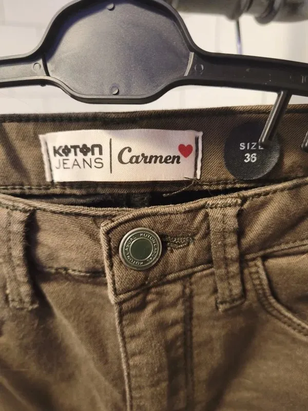 Blugi Kotton XS | Khaki, Lungi - Image 5