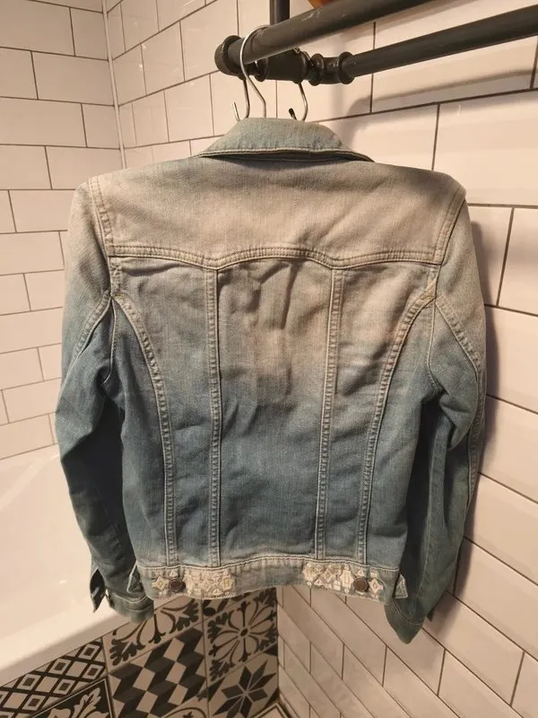 Geacă din denim Comptoir des Cotonniers XS | Bleu, Fără glugă, Denim - Image 3
