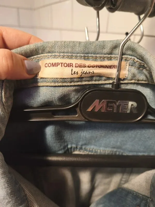 Geacă din denim Comptoir des Cotonniers XS | Bleu, Fără glugă, Denim - Image 4
